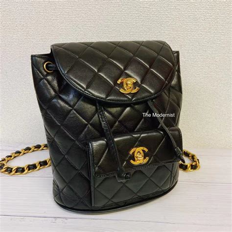 vintage chanel duma backpack|authentic chanel backpack.